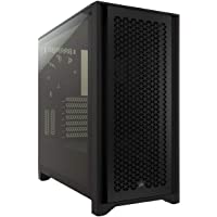 Los mejores  - Corsair 4000D Airflow Chasis ATX Semitorre con Cristal Templado- Panel Frontal con Un Caudal de Aire Elevado- Panel…